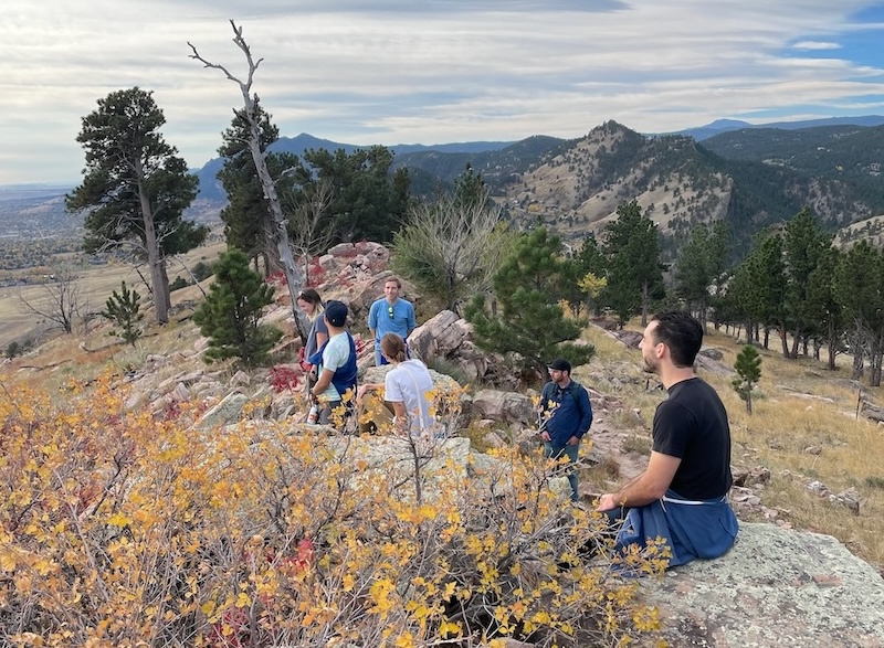 The Catalyze software team on a hike